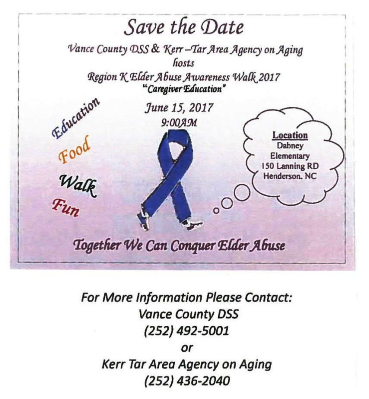 Elder Abuse Awareness Walk 2017