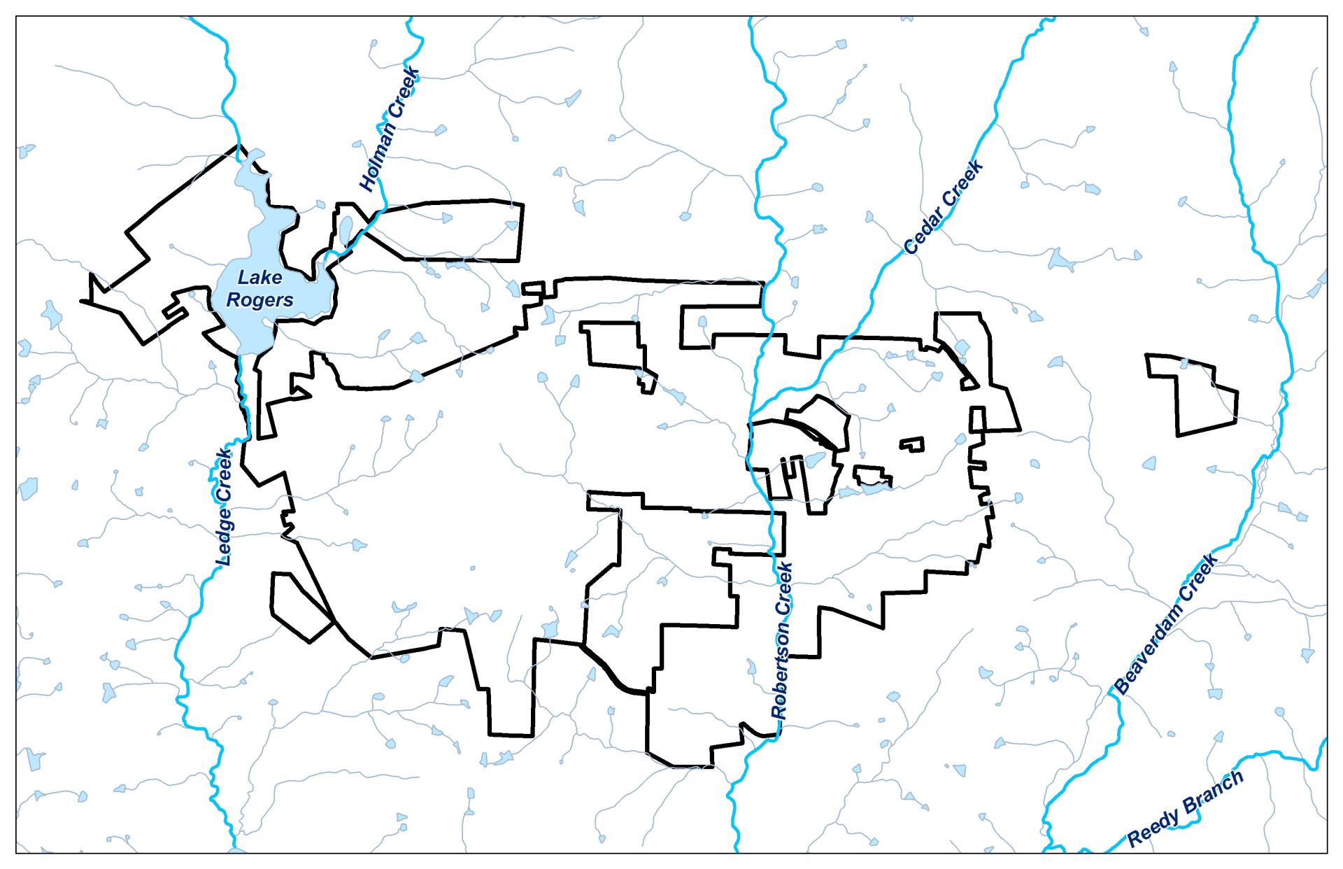 Major Creek Drainage Basins