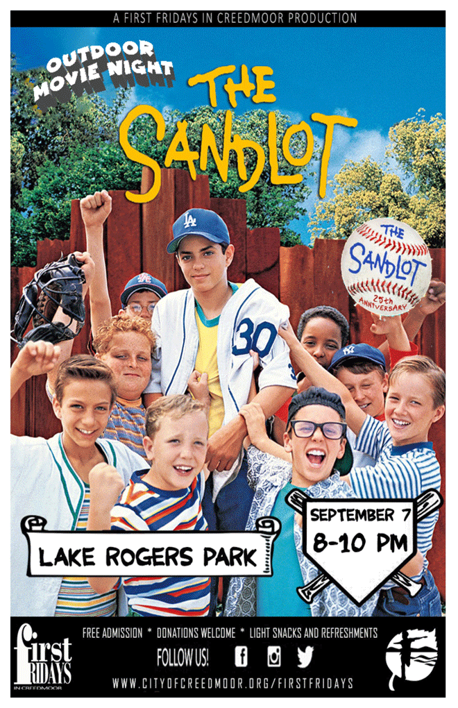 FFIC September 2018 Sandlot Movie Flyer